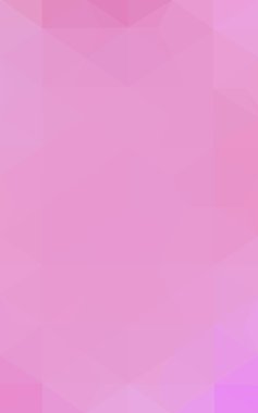 Üçgenler ve degrade origami tarzında oluşan pembe poligonal tasarım deseni.