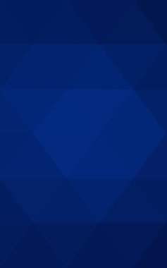 Üçgenler ve degrade origami tarzı oluşur koyu mavi köşeli tasarım deseni.