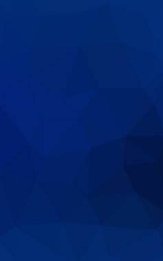 Üçgenler ve degrade origami tarzı oluşur koyu mavi köşeli tasarım deseni