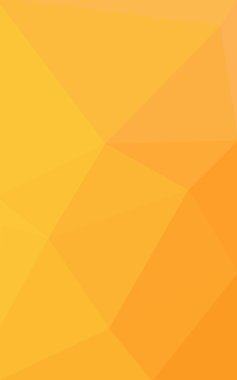 Üçgenler ve degrade origami tarzında oluşan sarı poligonal tasarım deseni.