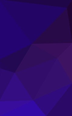 Üçgenler ve degrade origami tarzında oluşan koyu mor kenarlı tasarım deseni.