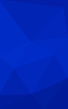 Üçgenler ve degrade origami tarzı oluşur mavi köşeli tasarım deseni.