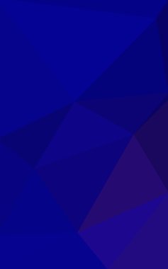 Üçgenler ve degrade origami tarzı oluşur koyu mavi köşeli tasarım deseni.