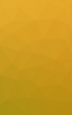 Üçgenler ve degrade origami tarzında oluşan koyu sarı poligonal tasarım deseni