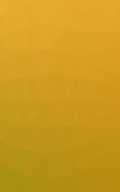 Üçgenler ve degrade origami tarzında oluşan koyu sarı poligonal tasarım deseni