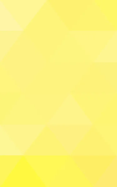 Жовтий багатокутний візерунок дизайну, який складається з трикутників і градієнта в стилі орігамі . — стокове фото