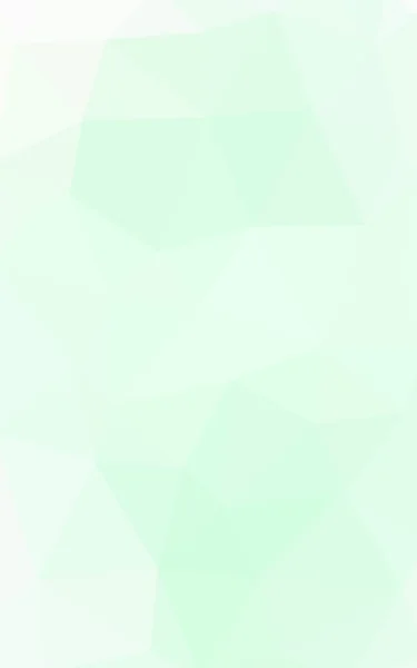 Patrón de diseño poligonal verde claro, que consiste en triángulos y gradiente en estilo origami — Foto de Stock