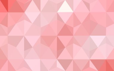 Üçgenler ve degrade origami tarzı oluşur kırmızı köşeli tasarım deseni.