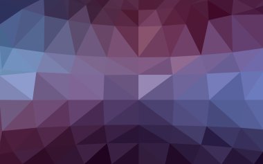 Üçgenler ve degrade origami tarzında oluşan koyu mor kenarlı tasarım deseni