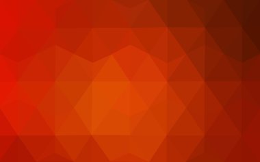 Üçgenler ve degrade origami tarzı oluşur kırmızı köşeli tasarım deseni.