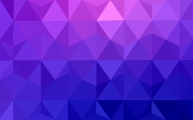 Üçgenler ve degrade origami tarzı oluşur çok renkli pembe, mavi köşeli tasarım deseni.