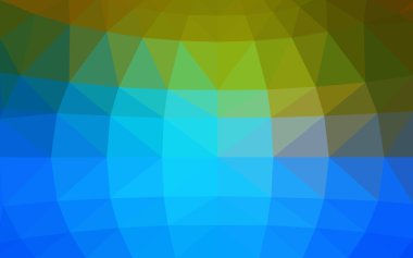 Açık mavi, poligonal tasarım deseni, yeşil üçgenler ve degrade origami tarzı hangi oluşur