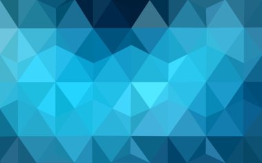 Üçgenler ve degrade origami tarzı oluşur koyu mavi köşeli tasarım deseni.