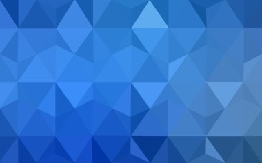 Üçgenler ve degrade origami tarzı oluşur mavi köşeli tasarım deseni.