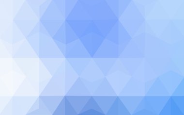 Üçgenler ve degrade origami tarzı oluşur mavi köşeli tasarım deseni.