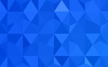 Üçgenler ve degrade origami tarzı oluşur mavi köşeli tasarım deseni.