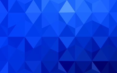 Üçgenler ve degrade origami tarzı oluşur mavi köşeli tasarım deseni.