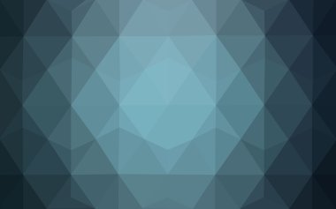 Üçgenler ve degrade origami tarzı oluşur mavi köşeli tasarım deseni.