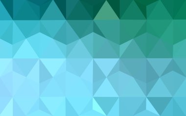 Üçgenler ve degrade origami tarzı oluşur yeşil köşeli tasarım deseni.