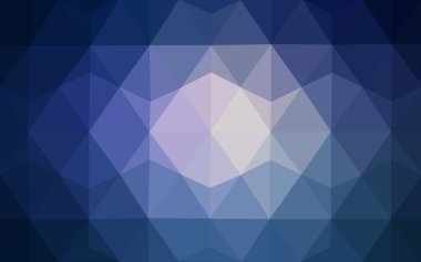 Üçgenler ve degrade origami tarzı oluşur çok renkli koyu pembe, mavi köşeli tasarım deseni.