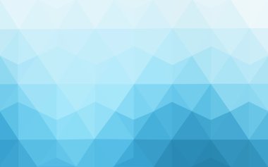 Üçgenler ve degrade origami tarzı oluşur mavi köşeli tasarım deseni.