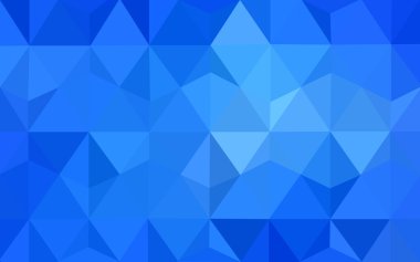 Üçgenler ve degrade origami tarzı oluşur mavi köşeli tasarım deseni.