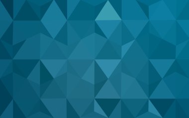 Üçgenler ve degrade origami tarzı oluşur mavi köşeli tasarım deseni.