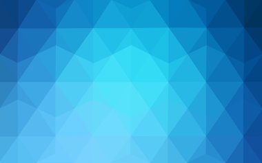 Üçgenler ve degrade origami tarzı oluşur mavi köşeli tasarım deseni.