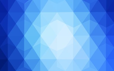 Üçgenler ve degrade origami tarzı oluşur mavi köşeli tasarım deseni.