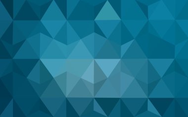 Üçgenler ve degrade origami tarzı oluşur mavi köşeli tasarım deseni.