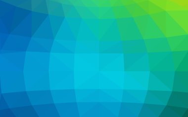 Açık mavi, poligonal tasarım deseni, yeşil üçgenler ve degrade origami tarzı hangi oluşur