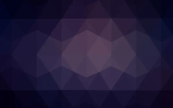 三角形と折り紙スタイルの勾配から成っている暗い紫色の多角形デザイン パターン. — ストックベクタ