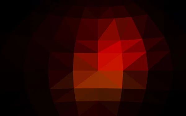 Tmavě červená polygonální návrhový vzor, skládá z trojúhelníků a gradient v origami stylu — Stockový vektor