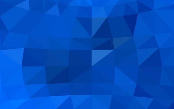 Modèle de conception polygonale bleu clair, qui se composent de triangles et de dégradé dans le style origami — Image vectorielle