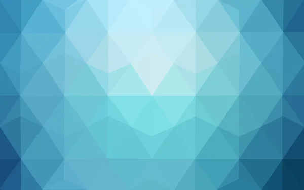 三角形と折り紙スタイルの勾配から成っている青い多角形デザイン パターン. — ストックベクタ