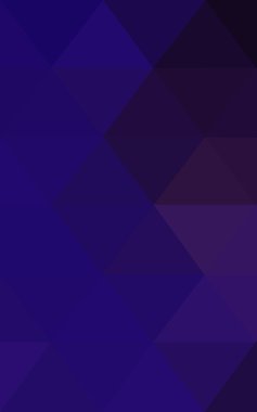 Üçgenler ve degrade origami tarzı oluşur çok renkli koyu mor, pembe poligonal tasarım deseni.