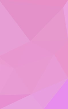 Üçgenler ve degrade origami tarzında oluşan pembe poligonal tasarım deseni.