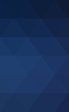 Üçgenler ve degrade origami tarzı oluşur koyu mavi köşeli tasarım deseni.