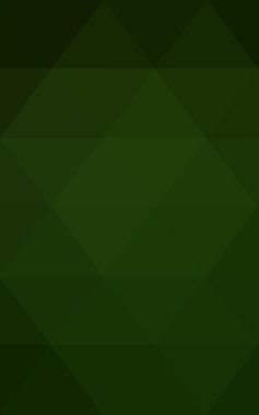 Üçgenler ve degrade origami tarzı oluşur koyu yeşil köşeli tasarım deseni.