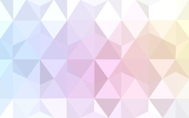 Üçgenler ve degrade origami tarzı oluşur çok renkli köşeli tasarım deseni.