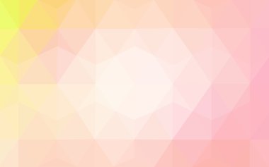 Degrade, arka planda origami stil ve üçgen oluşur turuncu poligonal desen.