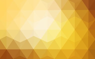 Degrade, arka planda origami stil ve üçgen oluşur turuncu poligonal desen.