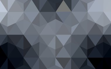 Üçgenler ve degrade origami tarzı oluşur gri köşeli tasarım deseni.