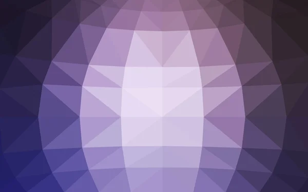 Patrón de diseño poligonal púrpura claro, que consiste en triángulos y gradiente en estilo origami — Vector de stock