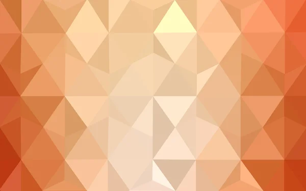 Помаранчевий багатокутний візерунок, який складається з трикутників і градієнта, фон в стилі орігамі . — стоковий вектор