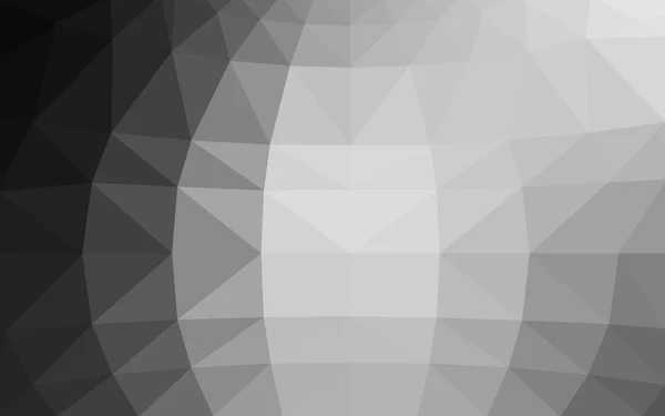 Modello di disegno poligonale grigio chiaro, che consiste di triangoli e gradiente in stile origami — Vettoriale Stock