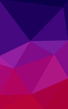 Üçgenler ve degrade origami tarzı oluşur çok renkli koyu mor, pembe poligonal tasarım deseni.