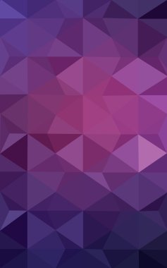 Üçgenler ve degrade origami tarzı oluşur çok renkli koyu mor, pembe poligonal tasarım deseni.