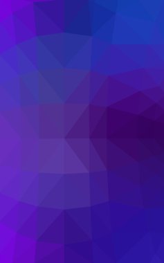 Üçgenler ve degrade origami tarzında oluşan ışık mavi, kırmızı kenarlı tasarım desen