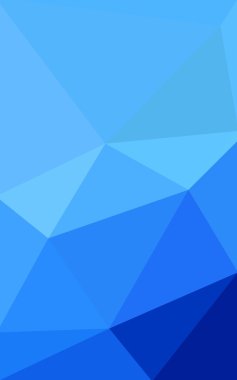 Üçgenler ve degrade origami tarzı oluşur mavi köşeli tasarım deseni.